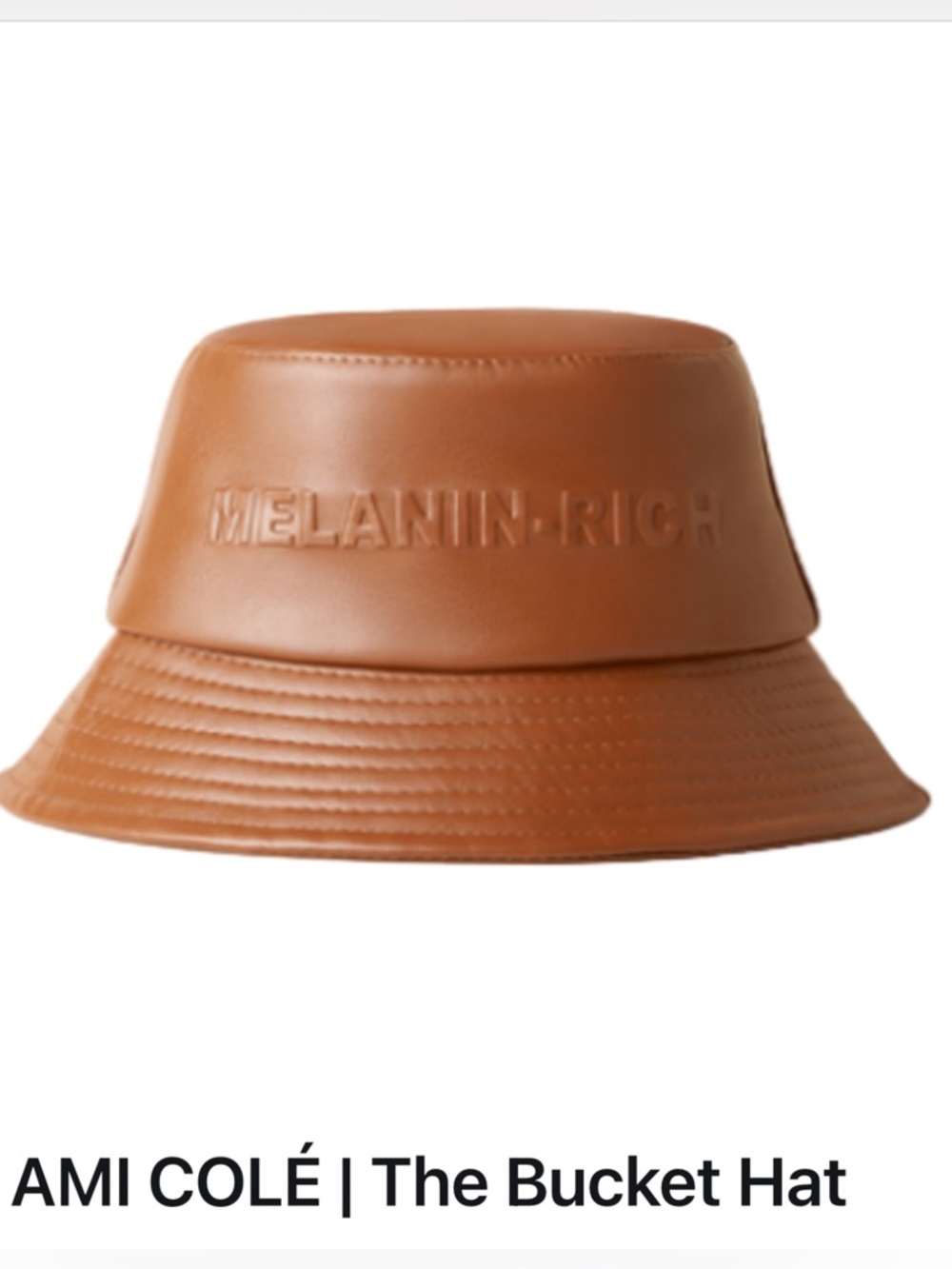 Ami Colē “Melanin-Rich” Bucket Hat